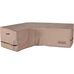 ULTCOVER Waterproof Patio L-Shaped Left Facing Sofa Cover for 4-Seater Outdoor Sectional Furniture Couch 58W (Left Side) x 85W (Back Length)