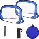Pop Up Soccer Goals for Backyard, Portable Soccer Goals 2 Pack 3.6 x 2.4 FT for Soccer Training, Sports and Outdoors Use, Carrying Bag Included
