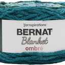 Bernat Blanket Yarn, Ocean Teal Ombre (1 Pack)