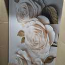 Suconvng Large Wall Art For Living Room Floral Wall Art Decor Modern Canvas Art Wall Decor 29" X 58" Painting White Flower Wall Art For Bedroom Home Office Dining Room Home Wall Decoration