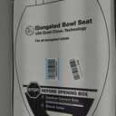 KOHLER Stonewood Quiet-Close, Elongated Toilet Seat Soft Close, Durable Wood, Easy Installation, Universal Fit, Home Essentials, White Finish, K-20466-0