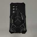 Lunivop for Samsung Galaxy S25 Ultra Case 6.9 '' Metal Hard Phone Case Cover Case para Screw with Camera Protection Heavy Duty metalicas Military Grade Black