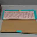 Logitech K270 Wireless Keyboard for Windows, 2.4 GHz Wireless, Full-Size, Number Pad, 8 Multimedia Keys, 2-Year Battery Life, Compatible with PC, Laptop - Rose (1 Pack)