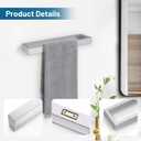 Single Towel Bar Towel Holder Bathroom Hardware Accessories,Stainless Steel Wall-Mounted Towel Rack Towel Rail,12 Inches Brushed Nickel
