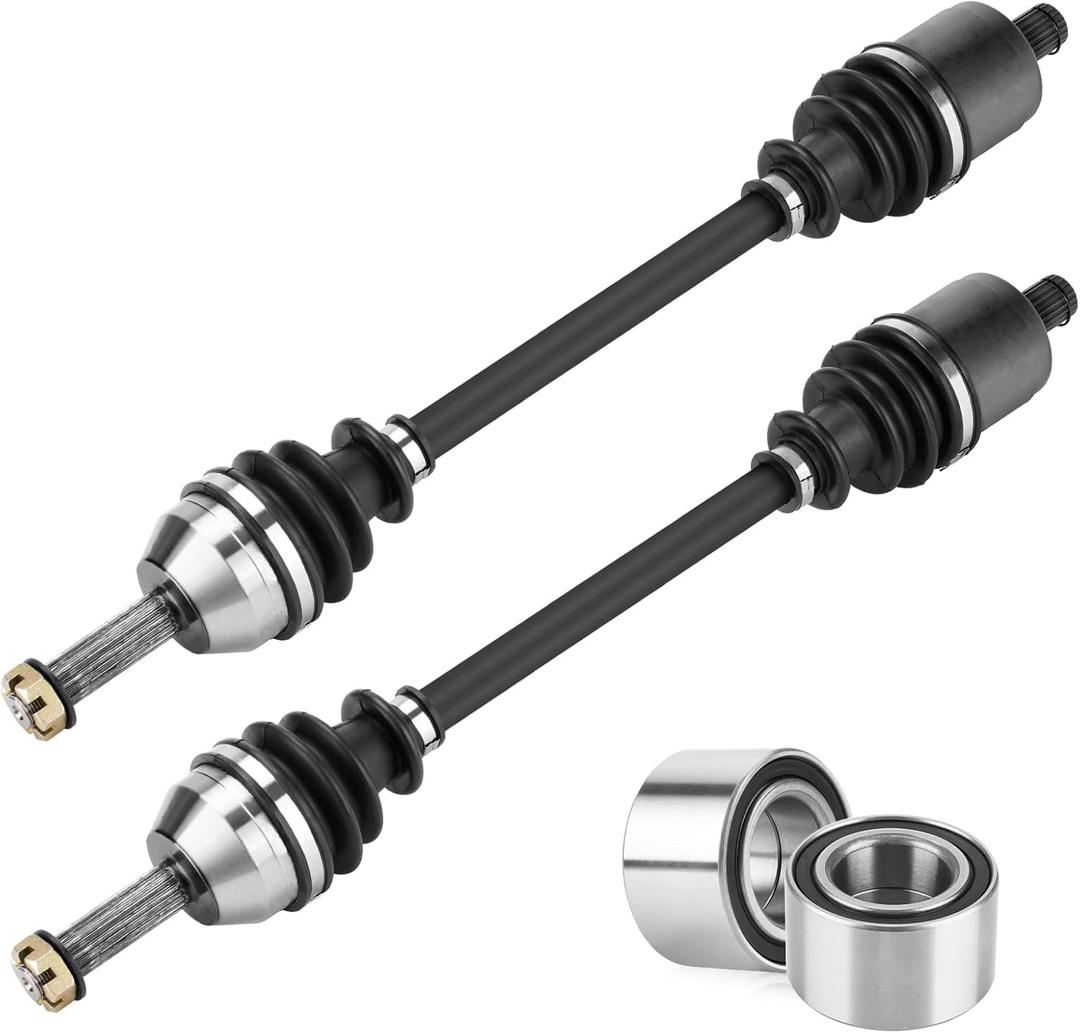 Youxmoto Front Left/Right CV Axle & Wheel Bearing Kit Fit for Polaris Ranger 500/570 / EV/ETX 2015 2016 2017 2018 2019 2020 2021 2022; 4340 Chromoly Steel CV Axle Drive Shaft