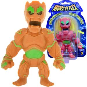 Monster Flex Stretchy Toys For Boys and Girls - 14 Unique Spooky Stretch Monsters, Monster Stretch Guy Toys For Kids Birthday Gift Party Favors, Sensory Fidget Stress Toys for Kids, Series 3 (Treeman)