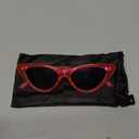 livho Retro Vintage Narrow Cat Eye Sunglasses for Women Clout Goggles Plastic Frame