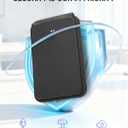 AI Voice Recorder - AI Note Taking Recording Device, Phone Wallet Card Holder Design, Transcribe & Summarize, APP Control Audio Recorder, Supports 137 Languages, for Lectures, Meetings, Calls (Black)