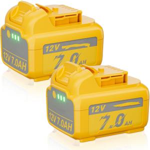 2Pack 7000mAh Replacement for 12V Battery Compatible with 12 Volt Battery NiMH Battery