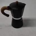 Mongdio Stovetop Espresso Maker Moka Pot, Cuban Coffee Maker Stove top coffee maker Moka Italian Espresso Greca Coffee Maker Brewer Percolator, 12 Espresso Cups, 20 oz - Black