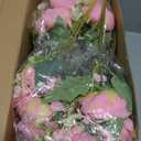 Crowye 16 Bundles Artificial Peonies Realistic Flowers with Stems Bouquet Peonies for Table Centerpieces Wedding Decoration Bridal Floral Arrangement (Dark Pink)