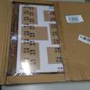 17x17 Picture Frame Display 9 opening 4X6 Picture Frame Collage,Multi Photo Frame with Mat,Plexiglass,Wall Mount Decor,Carbonized Brown Wood Grain