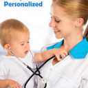 Plifal 5 Pieces Stethoscope Charms Tag for Nurse - Pearl Elegant Stethoscope Charms Label Accessories Fit for Littmann, Presents for Pediatric Doctors, Student Nurse, Nursing Graduation