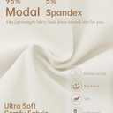 ANLIQI Womens Underwear Pack Bikini Briefs Panties Cotton Moda Moisture Wicking Soft Hipster Undies for Ladies (L)