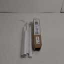 Closet Rods for Hanging Clothes, 17 to 69 Inches Stepless Adjustable Metal Closet Rod, 1.3 Inches Heavy Duty Clothes Hanging Rod for Closet Wardrobes Laundry RV, White