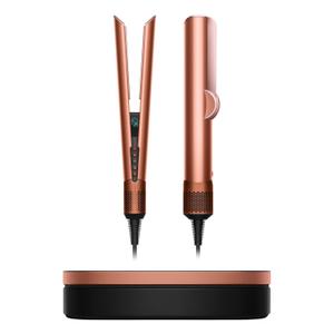 Dyson Airstrait Straightener, Wet to Dry Hair Straightener, No Heat Damage, No hot Plates, All Hair Types (Amber Silk)