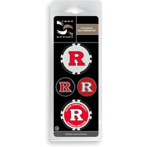 Team Effort Rutgers Scarlet Knights Ball Marker Set