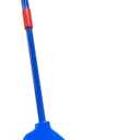 Kids Broom-Housekeeping Cleaning Tool for Kids Pretend Playing,Retractable Small Broom for Littler Helper(Blue+Red)