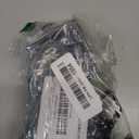 LAMYOO Curtain Bracket Set of 4, Black Metal, Wall Mount, 1 or 1 1/8 Inch Rods, Adjustable 4.3" to 5.8"