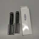 Sumnacon Sturdy Folding Shelf Brackets - Heavy Duty Black Metal Triangle Table Bench Folding Shelf Bracket 8 Inch, 2 Pcs Folding Shelf Hinge Wall Mounted, Max Load 99lb