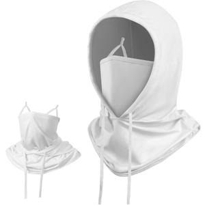 3 in 1 Multifunctional Full Face Cover Ski Mask Balaclava Unisex Hood Drawstring Cap Neck Gaiter for Outdoor Sports