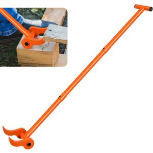 110 Degree Pallet Buster, 48" Carbon Steel Deck Board Removal Tool, Powerful Pry Bar for Deck, Pallet, Hardwood Board Demolition Without Wrist Strain