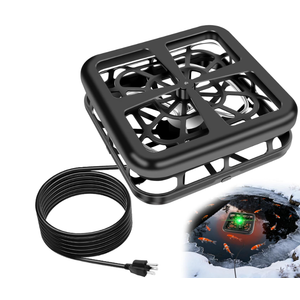 SprintGy Floating & Submersible Pond Heater, 500W Pond Heaters for Outdoor Ponds with Fish, Thermostat Control Pond Deicer with Indicator Lights, Koi Pond Stock Tank Water Trough Heater for Winter