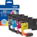 Brother Genuine LC5014PK 4-Pack (1 Each of) Standard Yield Black, Cyan, Magenta, and Yellow Ink Cartridges