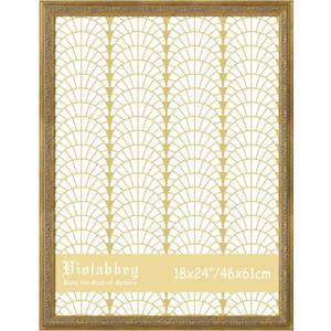 VIOLABBEY 18x24 Poster Frame Gold, Vintage Frames Ornate without Mat