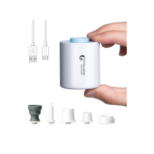 FLEXTAILGEAR Portable Air Pump for Inflatables, 2.82oz Classic Tiny Air Pump, Rechargeable Electric Air Pump to Inflate Deflate for Camping Gear Pool Floats Air Mattress Vacuum Storage Bags