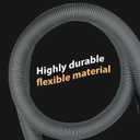 Replacement Vacuum Hose Compatible with Miele Classic C1, S2120, S2130, S2180, C1 Pure Suction & Turbo Fits Canister Vacuum Cleaner 1.6m Flexible Pipe Tube, Attachments Parts