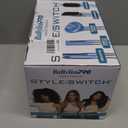 StyleSwitch Ionic Multi-Styler, Air Styler and Hair Dryer, Lightweight Hot Air Brush with 5 Attachments, Automatic Dual Voltage (Blue)