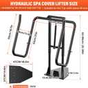 SPA Cover Lifter, Hot Tub Cover Lifter Undermount,Hydraulic Cover Lift