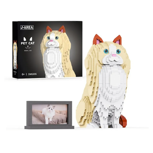 Animal Cat Building Set,Micro Building Blocks Set Gift for Adults and Kids (Ragdoll Cat)