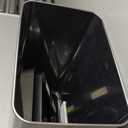 EKO Mirage-T 50 Liter / 13.2 Gallon Touchless Rectangular Motion Sensor Trash Can, Brushed Stainless Steel Finish