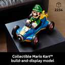 LEGO Mario Kart - Luigi & Mach 8 - Building Set for Adults, Ages 18+ - Nintendo Collectible for Fans - Gift for Men & Women - Bedroom or Bookshelf Decor - 72050