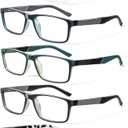 SIGVAN 5 Pack Reading Glasses Blue Light Blocking Readers for Men Women with Spring Hinge Computer Rreading Glasses