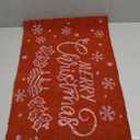 LuxUrux Merry Christmas Door Mat Outdoor 30x17 Inch - Elegant Winter Holiday Coir Doormat, Absorbent and Non-Slip for Outdoor Entrances Front Door.