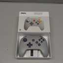 8BitDo 64 Bluetooth Controller for Analogue 3D, Switch, Switch 2, Windows, and Android (Grey)