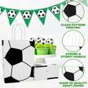 Rtisaeu 12 Pcs Soccer Party Favor Bags, Paper Soccer Goodie Bags Treat Candy Bags, 2026 World Soccer Cup Gift Bags with Handles for Party Supplies
