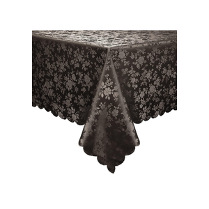 Waterproof Vinyl Tablecloth, Rectangle Heavy Duty Table Cloth, Wipeable Table Cover for Kitchen and Dining Room (Coffee 1, 60X102 Inch)