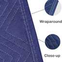 PONGHEI 2 Moving Blankets 40"x 72" Heavy Duty Packing Blankets for Moving Shipping Thick Furniture Wrapping for Moving Supplies Professional Quilted Shipping Blankets