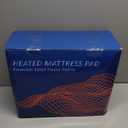 Homemate Heated Mattress Pad Queen Size for Cold Sleepers, 5 Heated Setting Coral Fleece Electric Mattress Pad Queen, Bed Warmer with Dual Controller & Auto Off 10 Hours, Fit Up to 21 Inch, 80"x60"