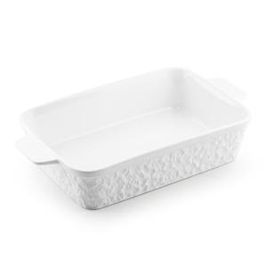 Dafuceramic Casserole Dish for Oven, 4.2 QT Baking Dish, 9x13 Large Porcelain Baking Pan, Durable Rectangular Lasagna Pan Deep with Handles, Microwave Oven Safe