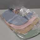 4 Pieces High Chair Placemat Silicone, Clean and Hygienic, Suitable for Tripp Trapp High Chair Tray Cover (Pink+Grey+Khaki+Green)