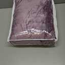 Wapaneus Electric Blanket 62x84 Flannel Heated Blanket Twin Size with 5 Heating Settings 10 Hours Auto-Off, Fast-Heating, ETL Listed, Machine Washable, Purple