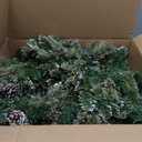 WHZHDMA Christmas Garlands with Pinecones Red Berries Artificial Christmas Wreaths for Home Xmas Tree Stairs Door New Year Decoration (2306-2m Light, 2306-2m Light)