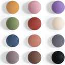 rhinocats 12Pcs Fridge Magnets,Locker Decor, Colorful Decorative Matte hemispheric Refrigerator Magnets, Cute Strong Whiteboard Magnets for Classroom Kitchen Office