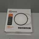 Matane 2Pack Dimmable Flush Mount Ceiling Light Fixture with Night Light, 18W 3000K 4000K 5000K, LED Low Profile Ceiling Lights for Bedroom Hallway Kitchen, 8.7inch Black Round