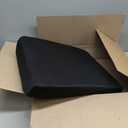 YOUFI Thick Memory Foam & Gel Seat Cushion, 18"X16"X4" Large Chair Cushion for Wheelchair Mobility Scooters, with Non-Slip Bottom and Carry Handle (Black)